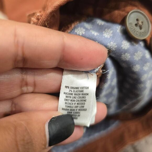 Bonobos Pants Men's 33x32 Rust Orange Slash Pockets Slim Fit Classic - Picture 5 of 8